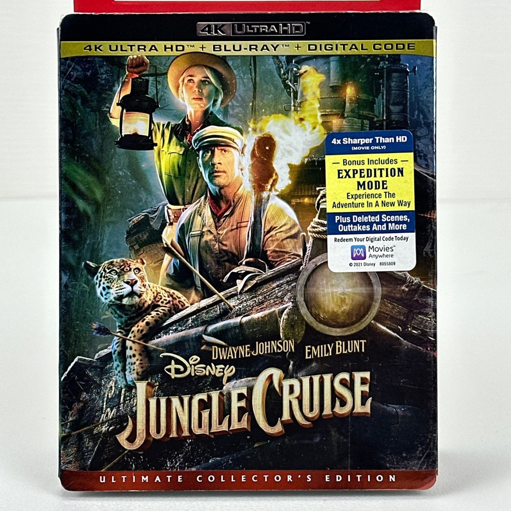 Disney Jungle Cruise 4K Ultra HD Blu-ray Digital Ultimate Collector's Edition
